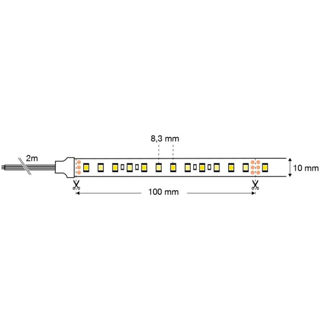 Mynd af LED-borði DW 14,4W IP20  5m
