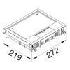 Mynd af Gólfbox E09 253mm x 200mm