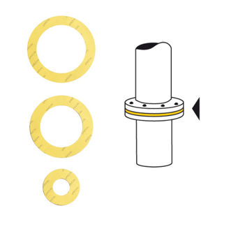Mynd af Flangs pakkning 4" - 115 x 162 mm