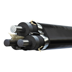Mynd af Aflstr.12kV AXAL-TT Al 3X 240