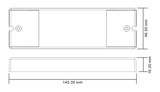 Mynd af Stjórneining DALI DT8 RGBW 4x5A IP20