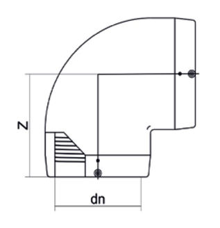 Mynd af Rafsuðu Hné 110mm