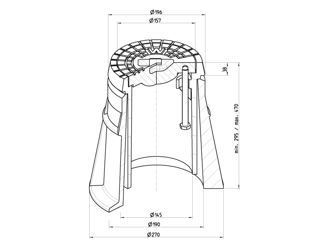 Mynd af Brunnbox fyrir A/E2 Loka295-470mm