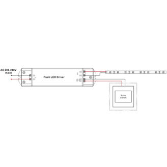Mynd af Spennir PushDim IP20  50W