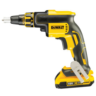 Mynd af DEWALT 18V XR Kolalaus Gips skrúfvél- 2 X 2Ah Rafhlöður