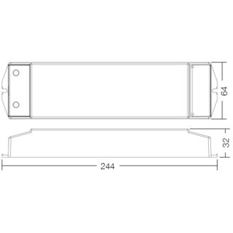 Mynd af Spennir PushDim RF IP20 100W