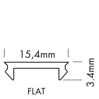 Mynd af Ljóshlíf S-line 60° Clear
