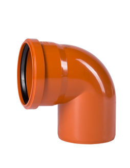 Mynd af PVC Beygja 100mm - 87°
