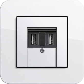 Mynd af Gira USB hleðslutengill 3A