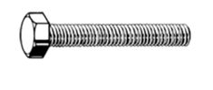 Mynd af Bolti uppsnittaður   6 X   20mm