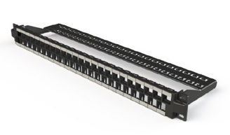 Mynd af Krosstengibretti fyrir 48x Cat6A Skermaða mola