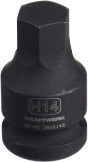 Mynd af Innansexkant 1/2" 14 mm  Stuttur, Harður