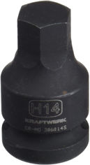 Mynd af Innansexkant 1/2" 17 mm stuttur, Harður