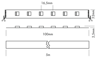 Mynd af Flex strip RGBW