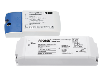 Mynd af LED spennir  25W Constant voltage dim