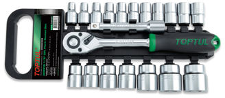 Mynd af 20 stk topplyklasett 1/2"