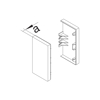 Mynd af Endaplata BRP 65x130mm Sv.
