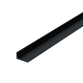 Mynd af Álprófíll A1 Low 17x8mm 2m Sv.