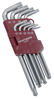 Mynd af Torxlyklasett T10-T50 m/kúlu