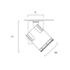 Mynd af Beacon LED "MUSE" 26W  svart