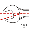 Mynd af Fastur lykill  1/4" L126mm
