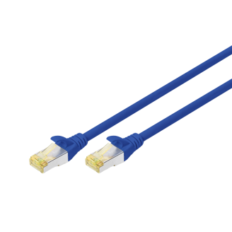 Mynd af Tengisnúra Cat6A 0,5m Blá