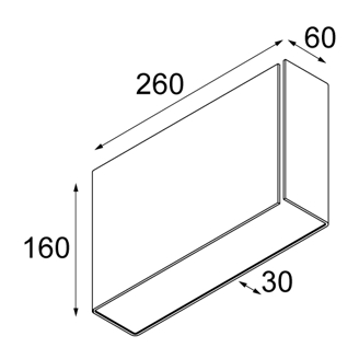 Mynd af Modular Split Large Svart/Gyllt