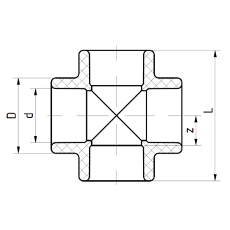 Mynd af PP-R FS Kross 32mm