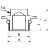 Mynd af PP-R FS Tappi 1"
