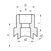 Mynd af PP-R FS Söðull 75x32mm