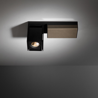 Mynd af Modular Rektor LED svartur/burstað ál
