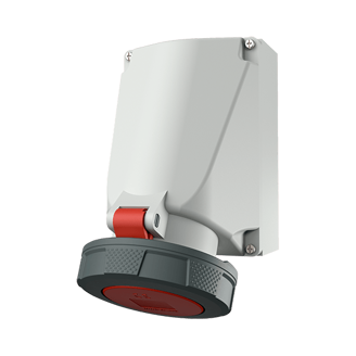 Mynd af CEE Veggtengill 400V IP67  63A