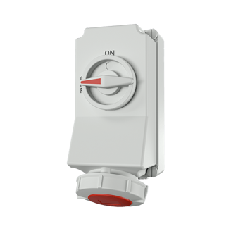 Mynd af CEE Gámatengill+rofi IP67  32A