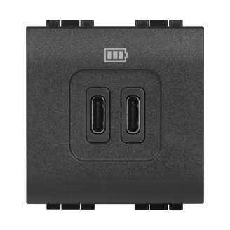 Mynd af Living Light USB hleðslut. 2xC Sv.