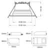 Mynd af Loftljós IF One Sunlike 2700K 430lm Hv