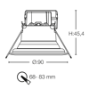 Mynd af Loftljós IF One Sunlike 2700K 430lm Sv