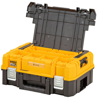 Mynd af DEWALT TSTAK IP54 Taska grunn með handfangi