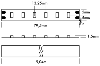 Mynd af Flex strip 5630-90 SWW