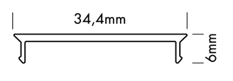 Mynd af Ljóshlíf Q-line Flat Frost