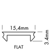 Mynd af Ljóshlíf S-line Flat Clear
