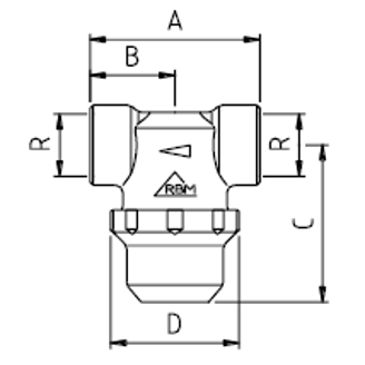 Mynd af Bollasía 3/4" 800 RBM