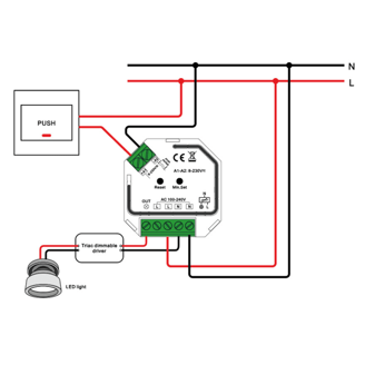 Mynd af Zigbee ljósdeyfir SmartOne 200W