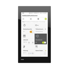Mynd af KNX skjár G1 PoE Sv.