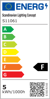 Mynd af LED-borði 9,6W IP20 3000K 5m