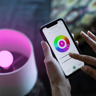Mynd af Hombli snjallpera E27 RGB 9W (2 stk)