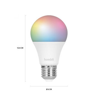 Mynd af Hombli snjallpera E27 RGB 9W (2 stk)