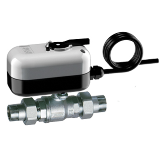 Mynd af Mótorloki 1 1/4" m/union 230V 8s opnun
