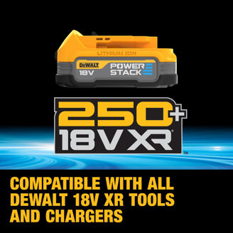 Mynd af DEWALT 18V XR Kolalaus Herslulykill 1/2" - 2 x 18V Powerstack