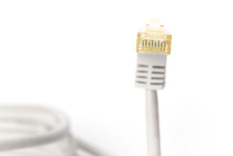 Mynd af Tengisnúra 90° Cat6A 5m Grá 