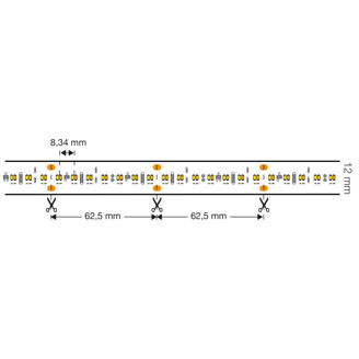 Mynd af LED-borði DTW 9,6W IP20  5m